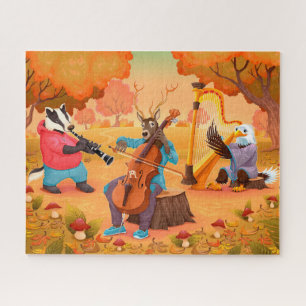 Puzzle für die Waldkapelle Badger, Buck und Adler