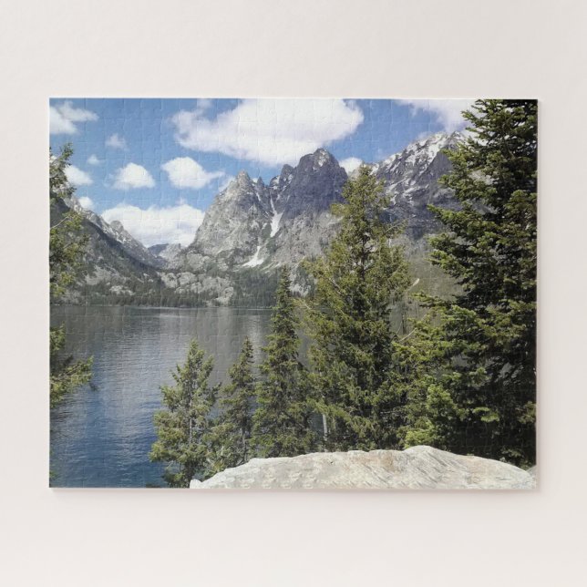 Puzzle für Landschaftliche Sicht auf Grand Tetons (Horizontal)