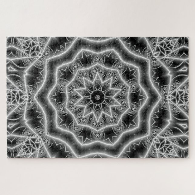Puzzle für schwarze und weiße Tulpen (Horizontal)