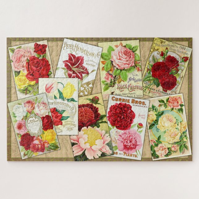 Puzzle für Vintage Rose (Horizontal)