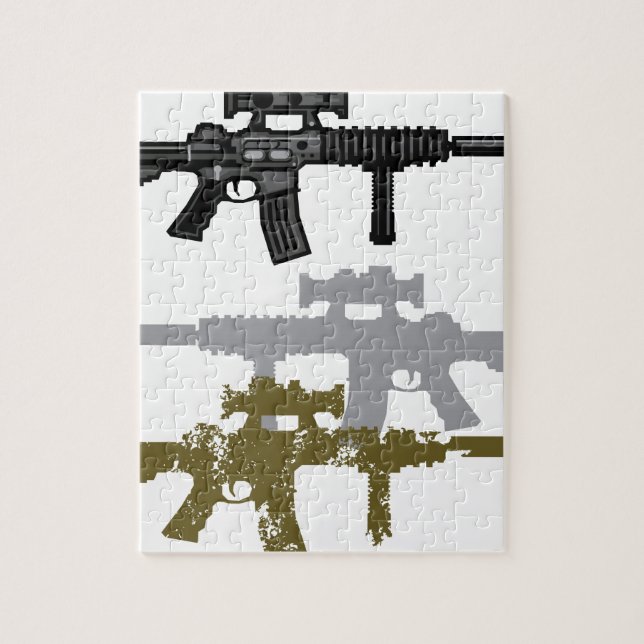 Puzzle Fusil moderne (Vertical)