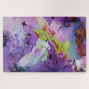 Puzzle "Fusion des teintes" Art Abstrait contemporain