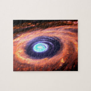 Puzzle Galactique violet couleurs vives noir trou cosmiqu