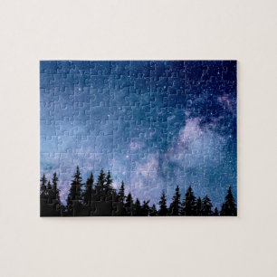 Puzzle Galaxie des étoiles jumelées dans le ciel nocturne