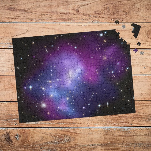 Puzzle Galaxie violette Espace céleste Photo (Créateur téléchargé)