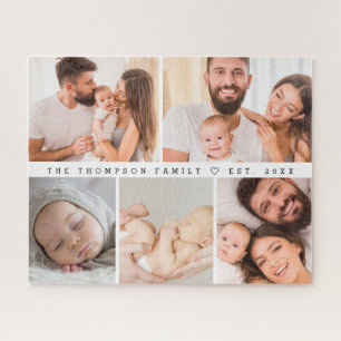 Puzzle Galerie de 5 photos Collage de famille Personnalis