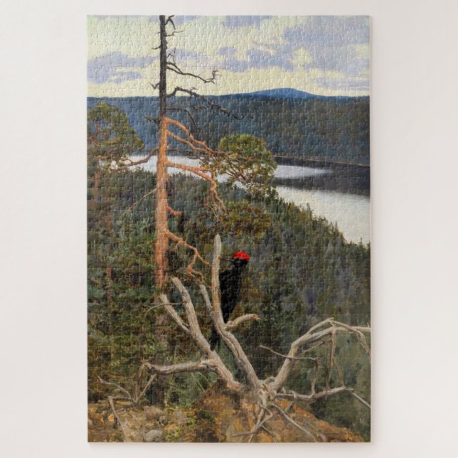 Puzzle Gallen-Kallela - Grand pic noir 1894 (Vertical)