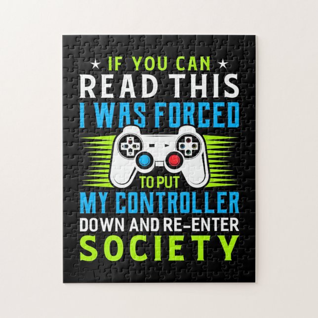 Puzzle Gamer A Été Forcé De Mettre Mon Contrôleur (Vertical)