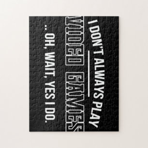 Puzzle Gamer Gift   Je Ne Joue Pas Toujours Aux Jeux Vid