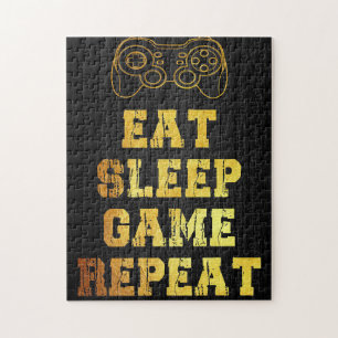 Puzzle Gamer Gift   Mangez des répétitions de jeu de ve