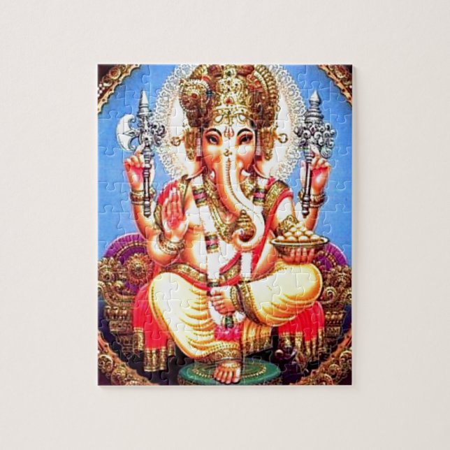 Puzzle Ganesha (ग णे श) Eléphant indien (Vertical)