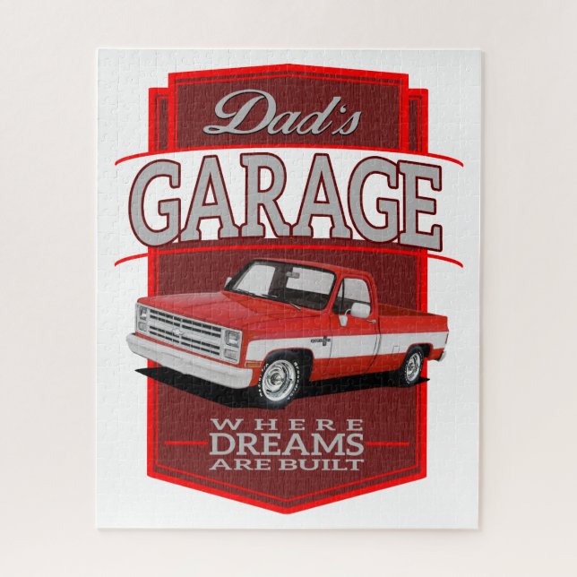 Puzzle Garage C10 de papa (Vertical)