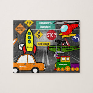 Puzzle Garage de rêve pour enfant Lil personnalisé