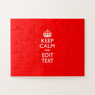 Puzzle Garde calme personnalisé ET Modifier le texte pour