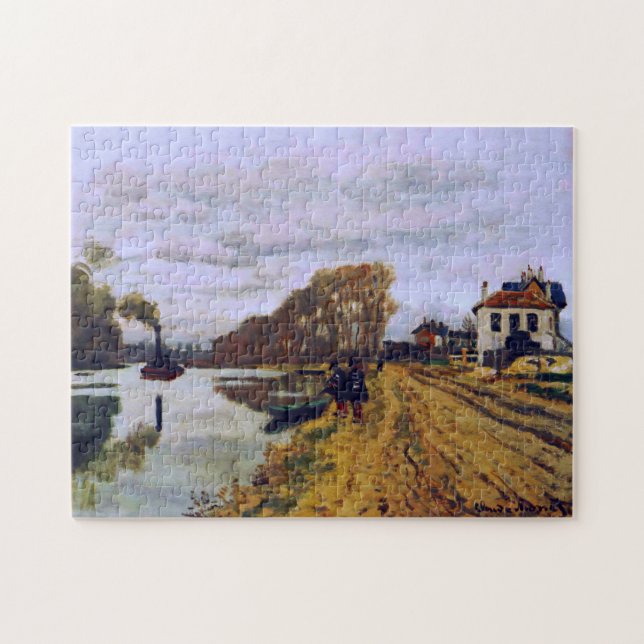 Puzzle Garde d'infanterie sur la rive de la rivière Monet (Horizontal)