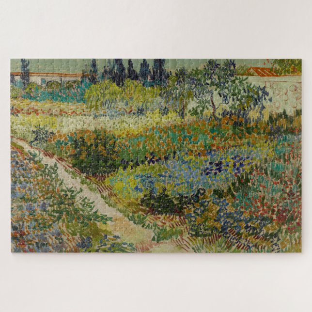 Puzzle Garden at Arles by Vincent Van Gogh (Horizontal)