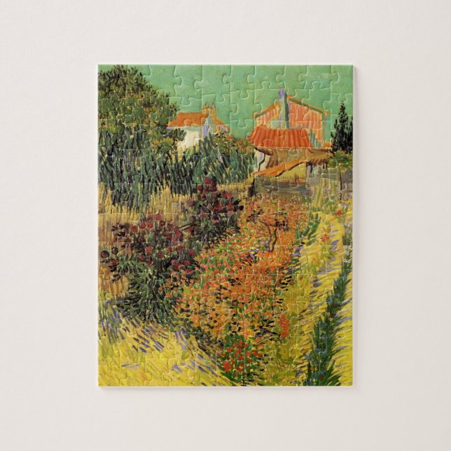 Puzzle Garden Behind a House par Vincent van Gogh (Vertical)