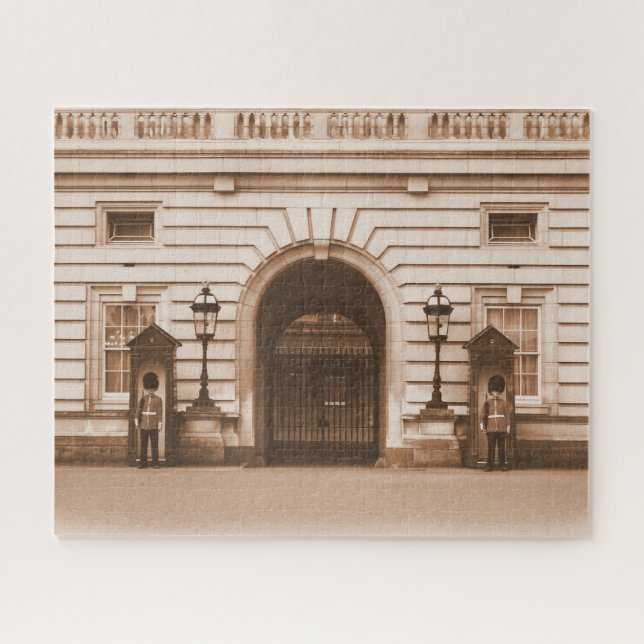 Puzzle Gardes du palais de Buckingham - 16x20 - 520 pc (Horizontal)