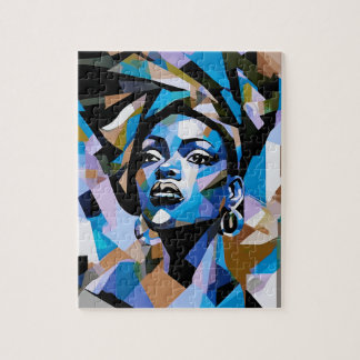 Puzzle Gardez la tête Africaine Américaine Femme Black Ar