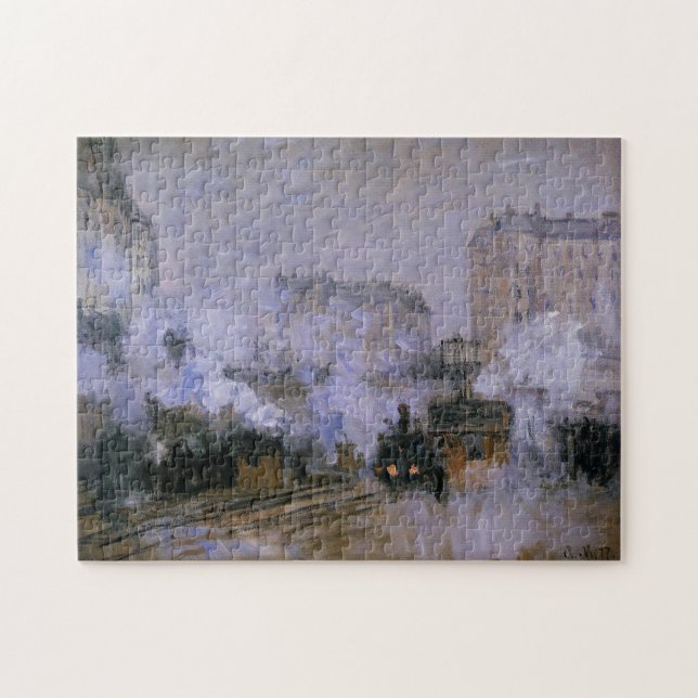 Puzzle Gare de Saint-Lazare Arrivée Train Monet Beaux-Art (Horizontal)