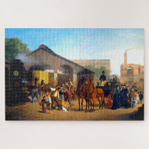 Puzzle Gare ferroviaire de Sacramento Hahn 1874