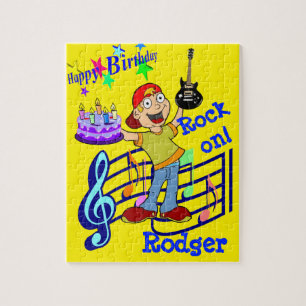 Puzzle Gâteau de guitare pour la musique d'anniversaire d