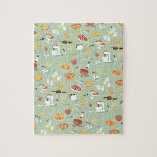 Puzzle Gâteau et tartes de cuisson dans la cuisine