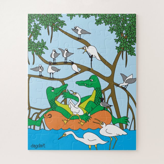 Puzzle Gators Jigsaw (Vertical)