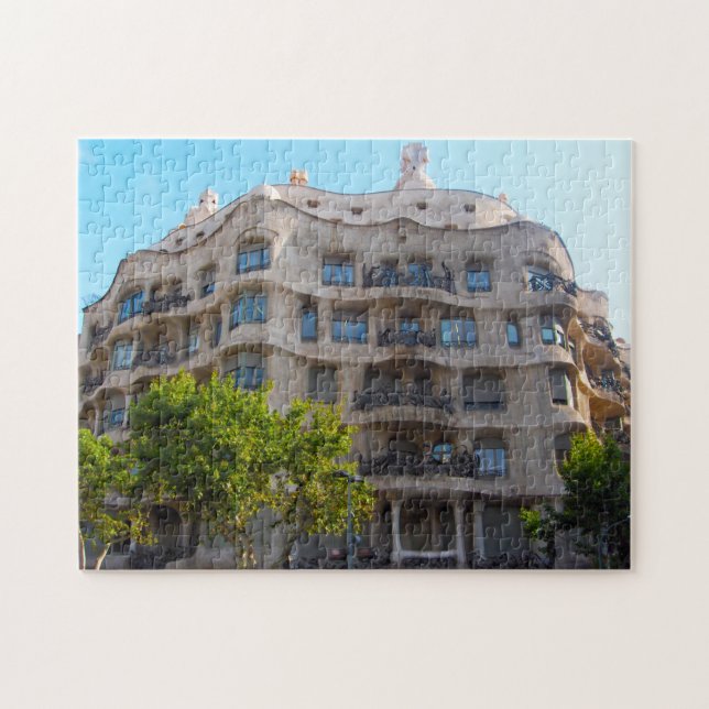 Puzzle Gaudi Architecture Barcelone. (Horizontal)
