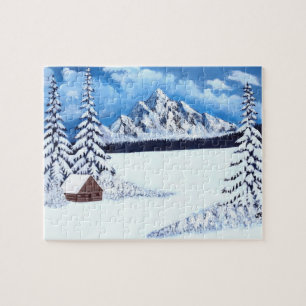Puzzle géant Hiver merveilleux