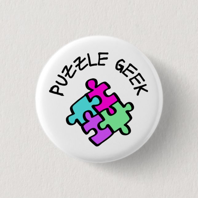 Puzzle Geek Button (Vorderseite)