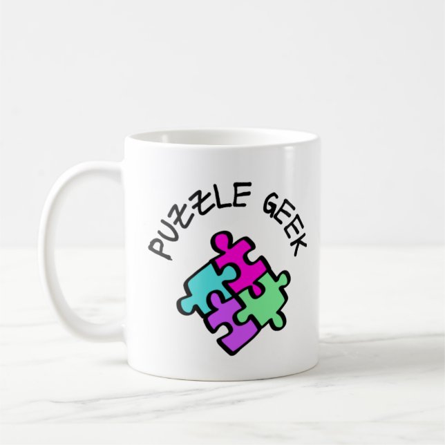 Puzzle Geek Kaffeetasse (Links)