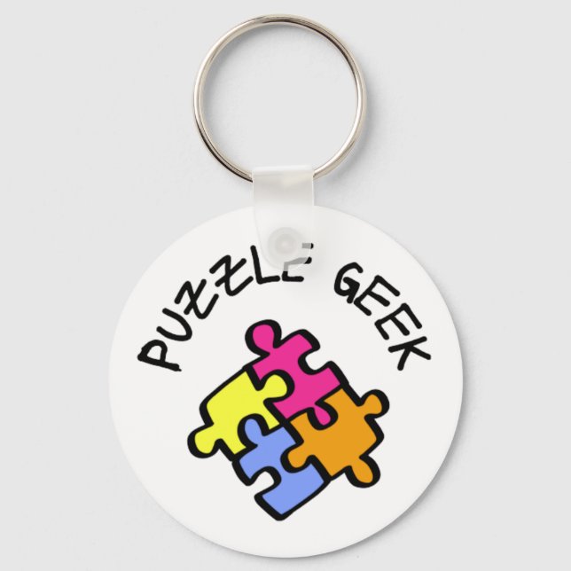 Puzzle Geek Schlüsselanhänger (Vorderseite)