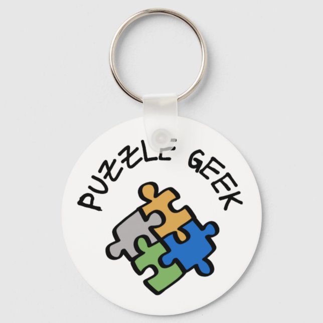 Puzzle Geek Schlüsselanhänger (Vorderseite)