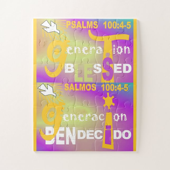 Puzzle Génération Bénéficiée 30 Eng et en particulier (Vertical)