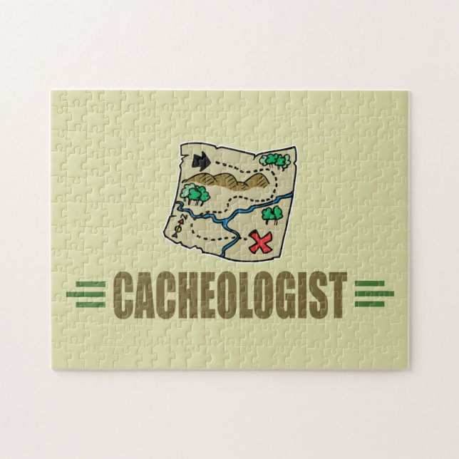 Puzzle Geocaching humoristique (Horizontal)