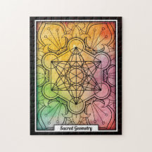 Géométrie sacrée personnalisée Cube de Metatron