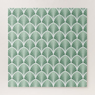 Puzzle Géométrique Classique : Style Art Déco Sans Couleu