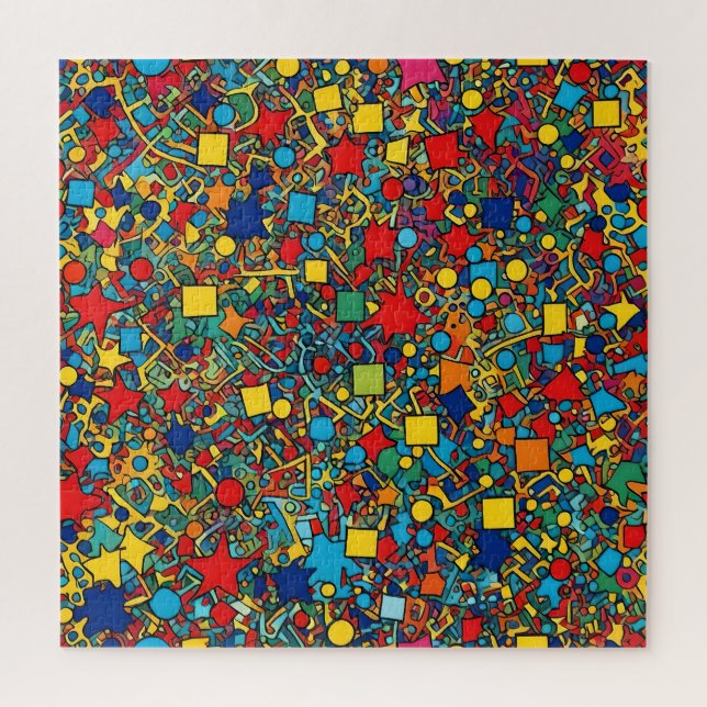 Puzzle geometrischer Formen (Vertikal)