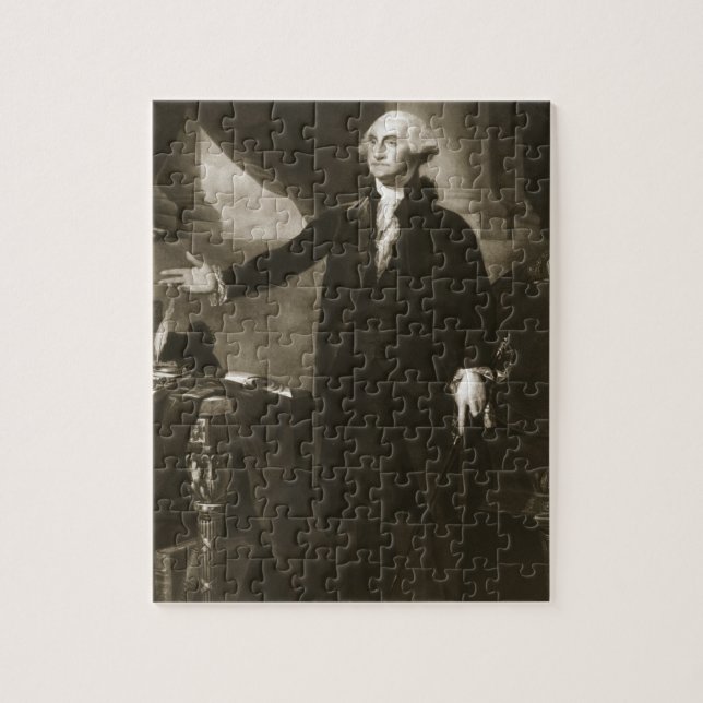 Puzzle George Washington, ęr président du Sta uni (Vertical)