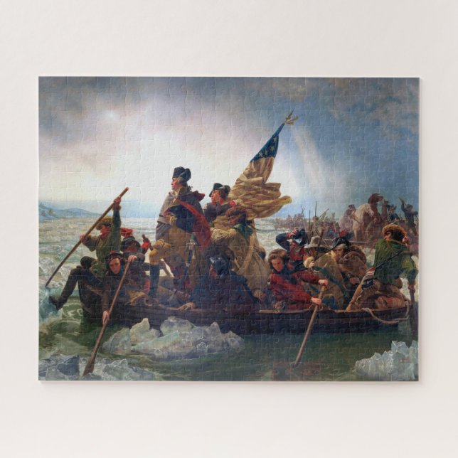 Puzzle George Washington Traversant Le Delaware (Horizontal)