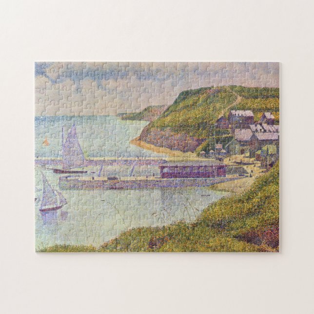 Puzzle Georges Seurat - Port-en-Bessin à High Tide (Horizontal)