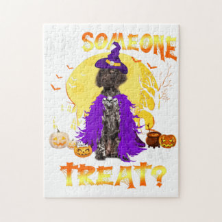 Puzzle German Shorthair Dog Pointer Halloween Did Someone