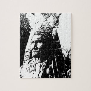 Puzzle Geronimo noir et blanc