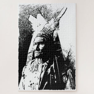Puzzle Geronimo noir et blanc