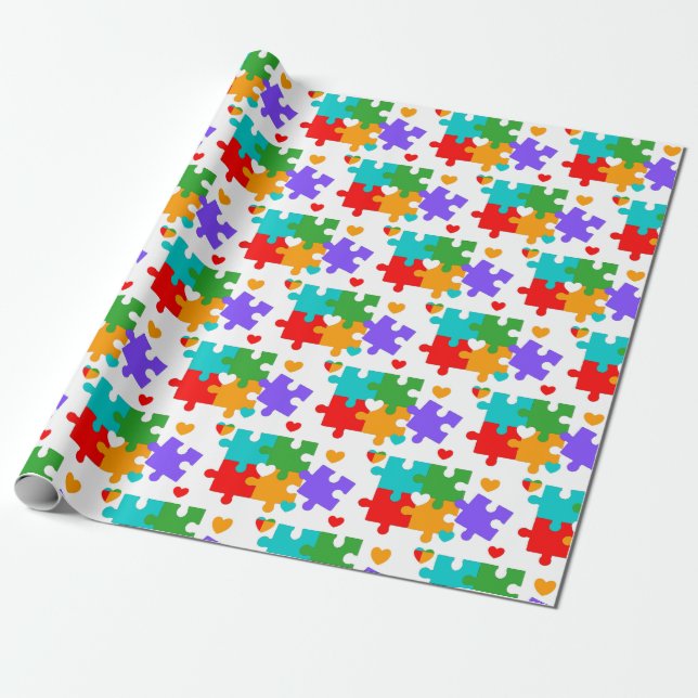 Puzzle Geschenkpapier (Ungerollt)