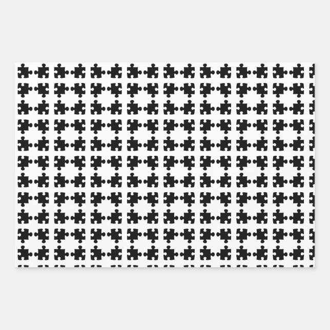 Puzzle Geschenkpapier (Vorderseite)