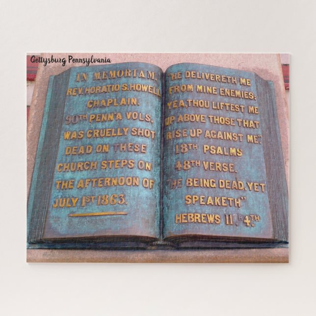 Puzzle Gettysburg Pennsylvanie (Horizontal)