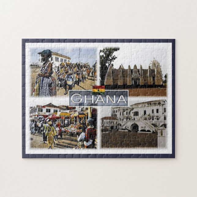 Puzzle Ghana - Mosaic - (Horizontal)
