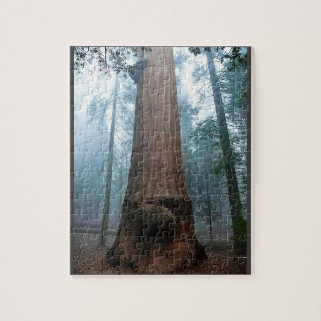 Puzzle Giant Sequoia Tree in Grant Grove, CA (Vertical)